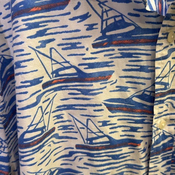 Vineyard Vines Men 100% Cotton Short Sleeve Murray Shirt Size XL - Picture 3 of 4